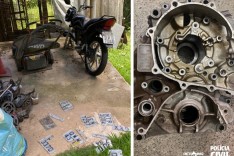 PCMG localiza desmanche de motocicletas no município de Brumadinho